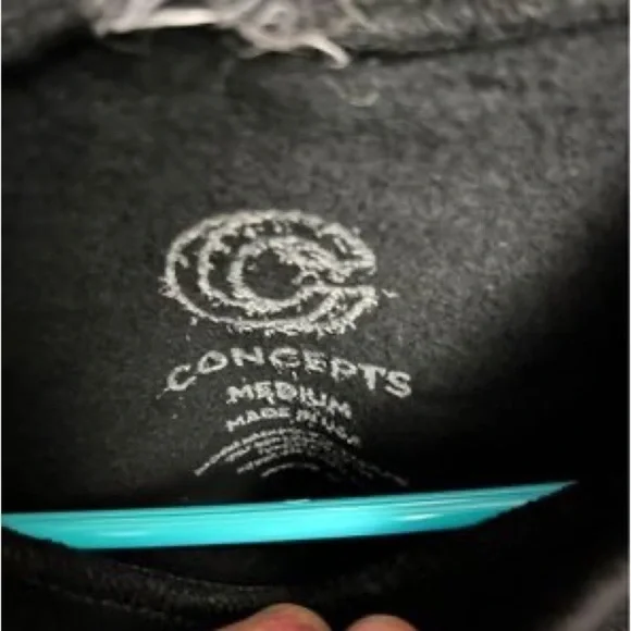 concepts boston sweatshirt Black Mens Medium - Picture 2 of 2